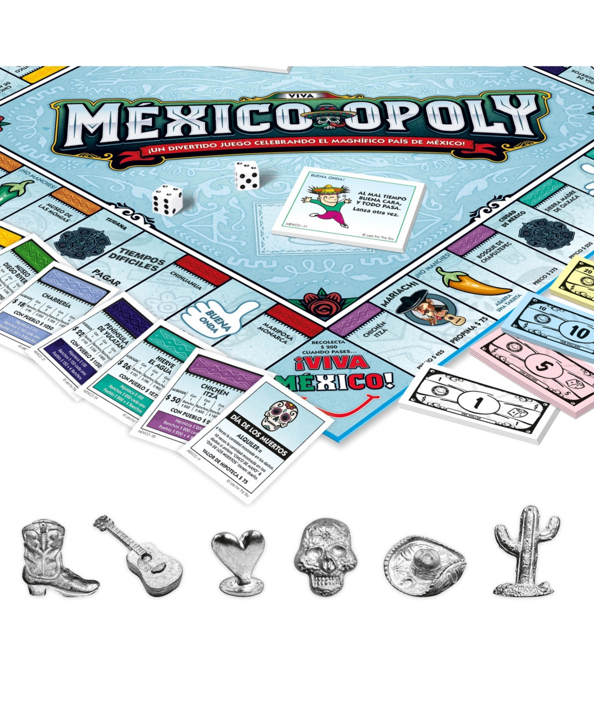 Shop Late For The Sky Mexico-opoly  Spanish Board Game In Multi