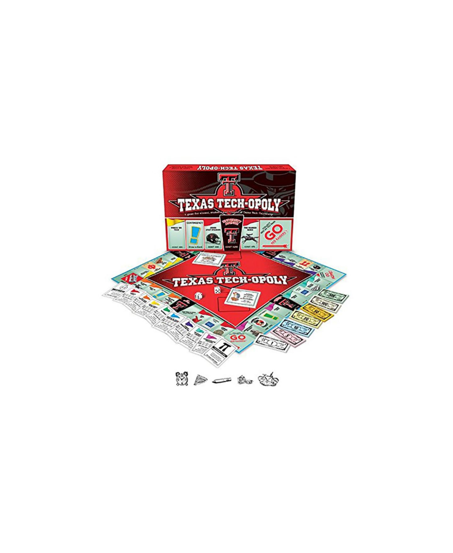 Детские настольные игры Late for the Sky Texas Tech-Opoly 51-199 Piece Board Game, Ages 12+ — фото 1