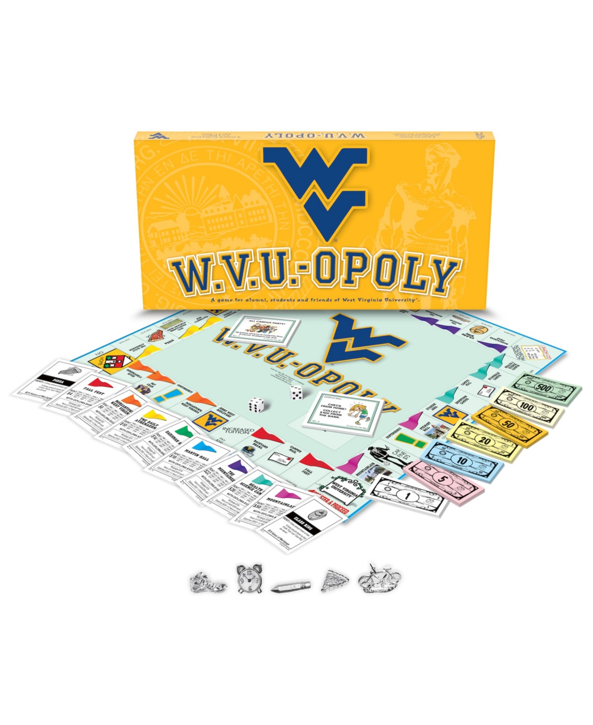 Late For The Sky Wvu-opoly Board Game In Multi