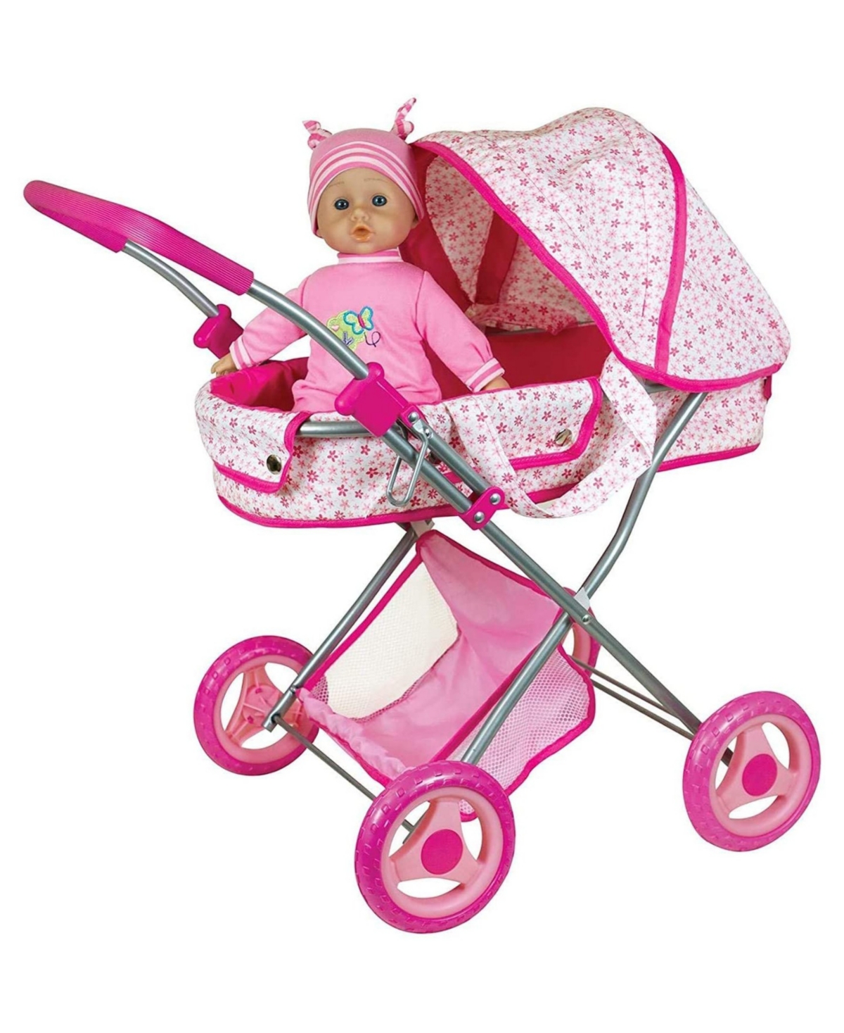 Shop Lissi Dolls Pram With 13" Baby Doll And Accessories In Multi