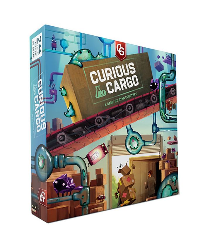 Capstone Games Curious Cargo Strategy Board Game, 208 Pieces