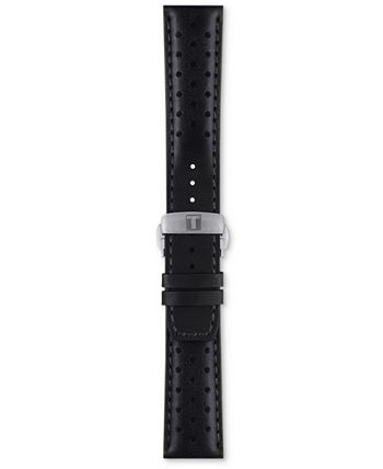 Tissot - Men's PRS 516 Automatic Chronograph Black Leather Strap Watch 45mm
