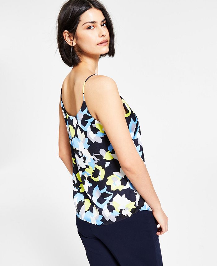 Bar III Floral-Print Camisole, Created for Macy's - Macy's