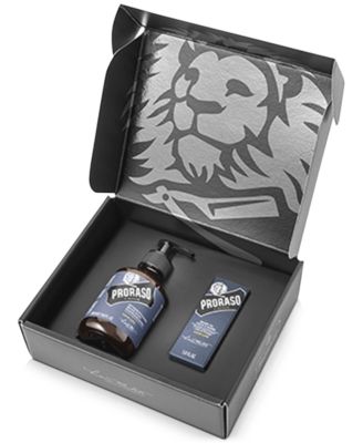 2-Pc. Beard Care Set For Full Or Long Beards - Azur Lime Scent