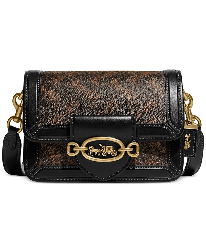Mira Shoulder Bag With Horse And Carriage Print