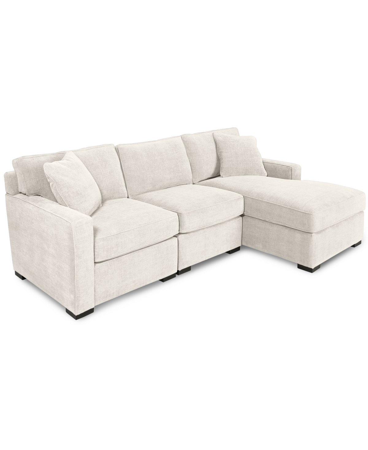 Radley 3-Piece Fabric Chaise Sectional Sofa, Created for Macy's