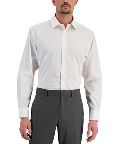 Men's Van Heusen Slim-Fit Stain Shield Spread-Collar Dress Shirt