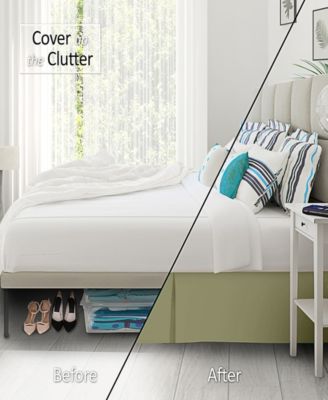 Premium 14" Tailored Drop Bedskirt, Queen