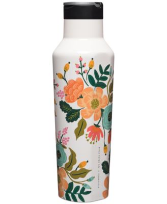 Corkcicle - Rifle Paper Gloss Cream Lively Floral Sport Canteen