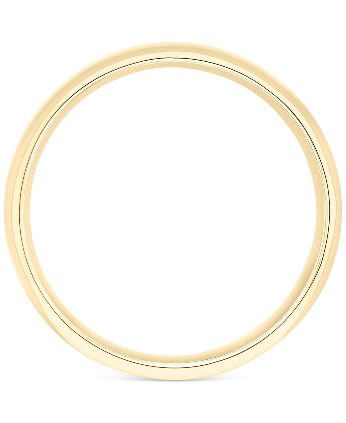 Men's Comfort Fit Wedding Band (6mm) in 14k Gold or 14k White Gold