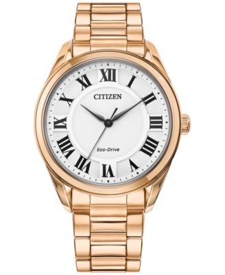 Citizen eco drive women's rose gold watch best sale