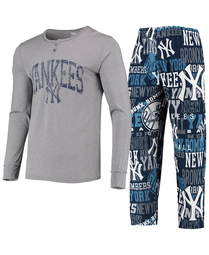 Women's Concepts Sport Navy New York Yankees Plus Size Jersey Tank Top & Pants Sleep Set