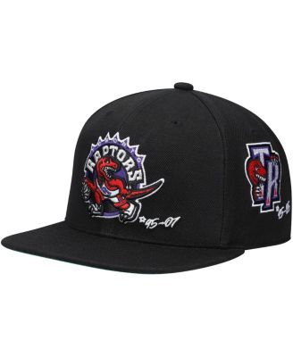Mitchell & Ness Toronto Raptors Hardwood Classics Dynasty Yellow Toe Fitted Cap - 2-Tone Hat - View #7