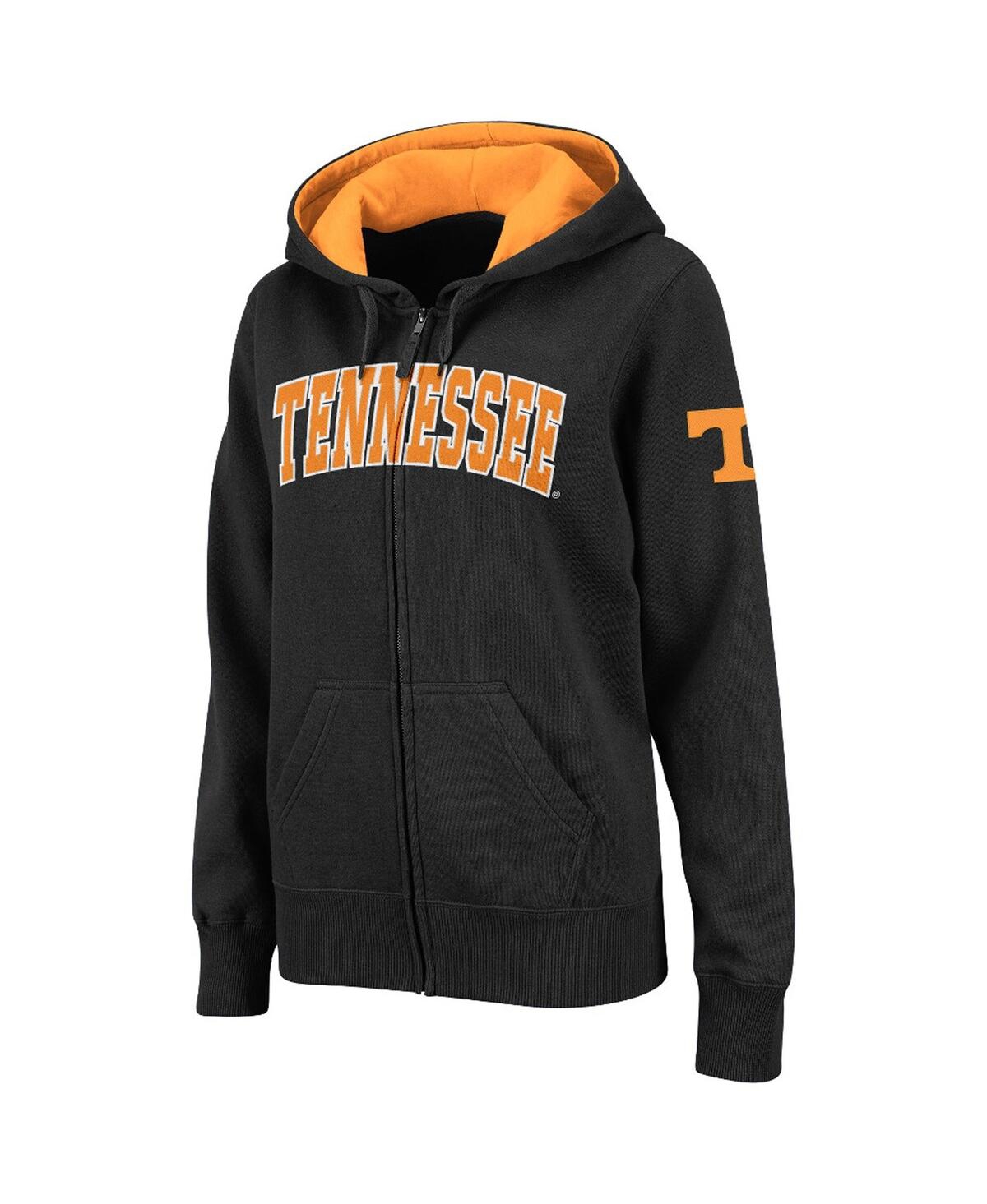 Women's Stadium AthleticTennessee Volunteers Arched Name Full-Zip Hoodie - Charcoal