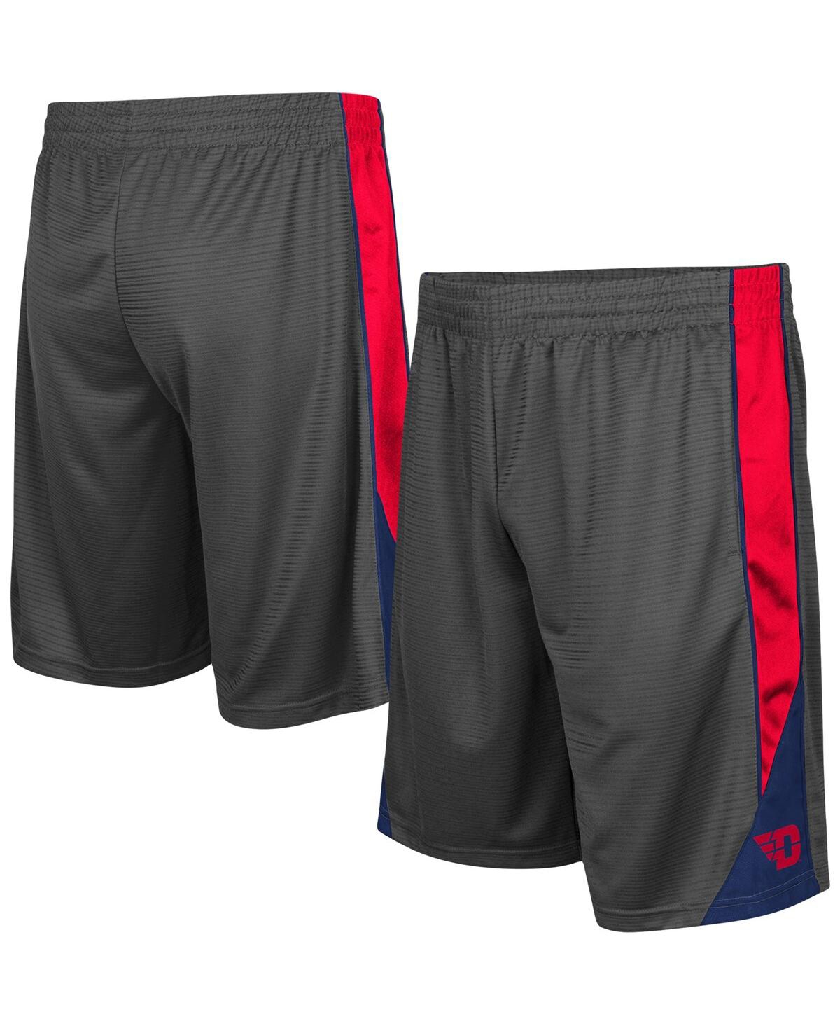 Men's ColosseumDayton Flyers Turnover Shorts - Charcoal