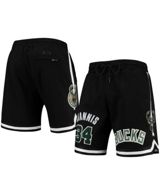 Men's Giannis Antetokounmpo Black Milwaukee Bucks Player Shorts