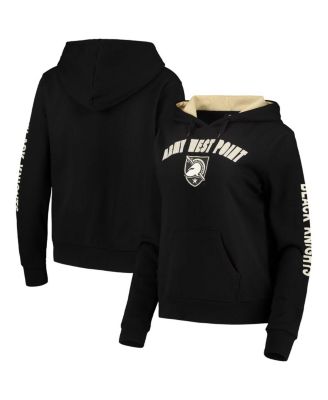 Women's Black Army Black Knights Loud and Proud Pullover Hoodie