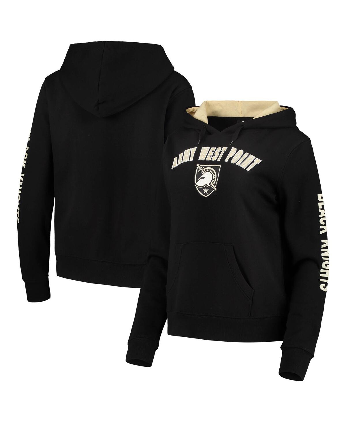 Colosseum Black Army Black Knights Loud And Proud Pullover Hoodie In Black