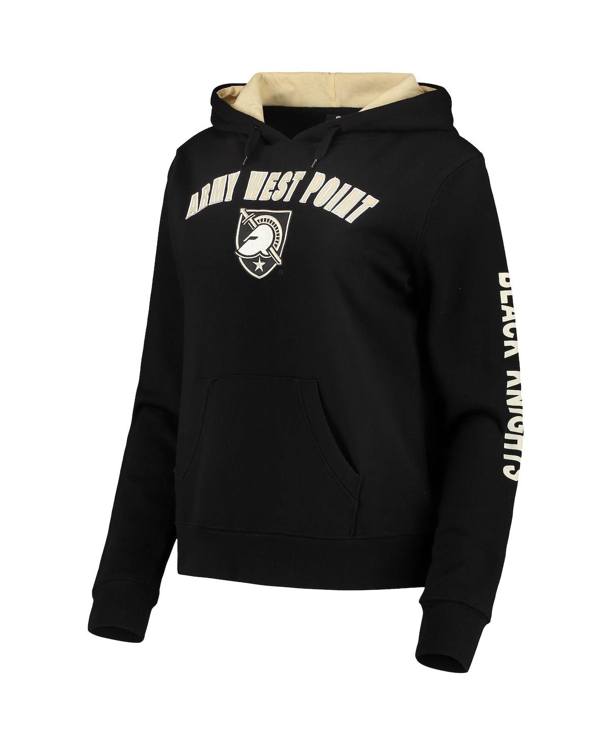 Colosseum Black Army Black Knights Loud And Proud Pullover Hoodie In Black