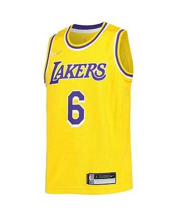 Youth Los Angeles Lakers LeBron James Nike Gold 2021/22 Diamond Swingman  Jersey - Icon Edition