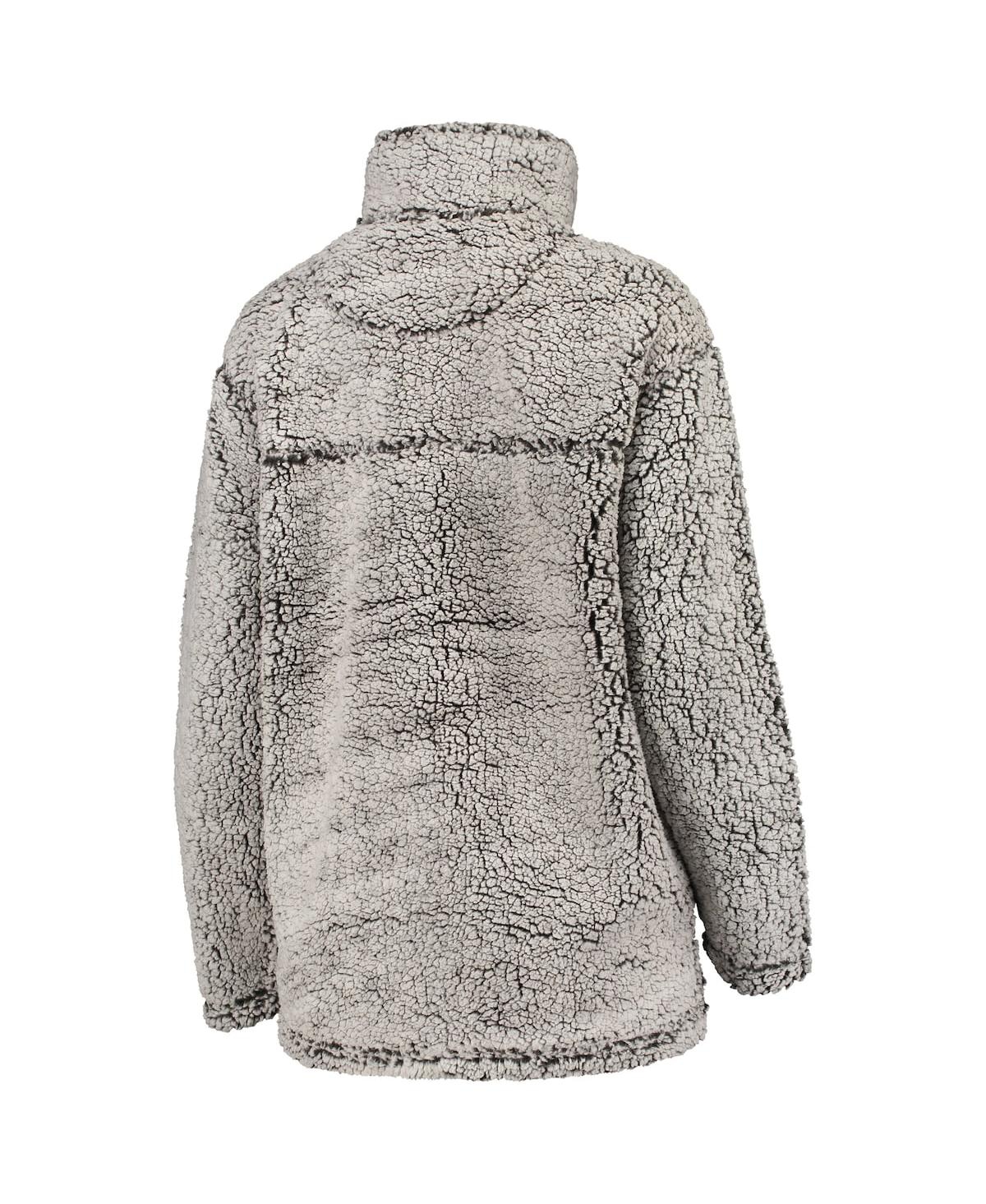 Women's G-iii 4Her by Carl BanksBuffalo Sabres Sherpa Quarter-Zip Pullover Jacket - Gray