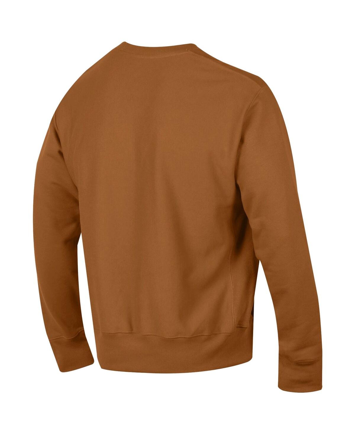 Men's ChampionTexas Longhorns Arch Reverse Weave Pullover Sweatshirt - Texas Orange