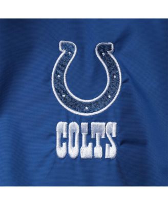 Men's Royal Indianapolis Colts Triumph Fleece Full-Zip Jacket