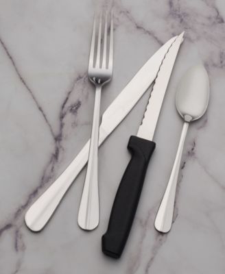 Simplicity 16-Pc. Flatware with Steak Knives Set, Service for 4