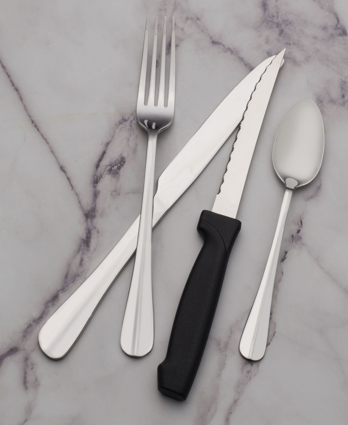 Pfaltzgraff Simplicity 16-Pc. Flatware with Steak Knives Set, Service for 4
