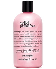 wild passionfruit shampoo, shower gel & bubble bath, 16 oz., Created for Macy's
