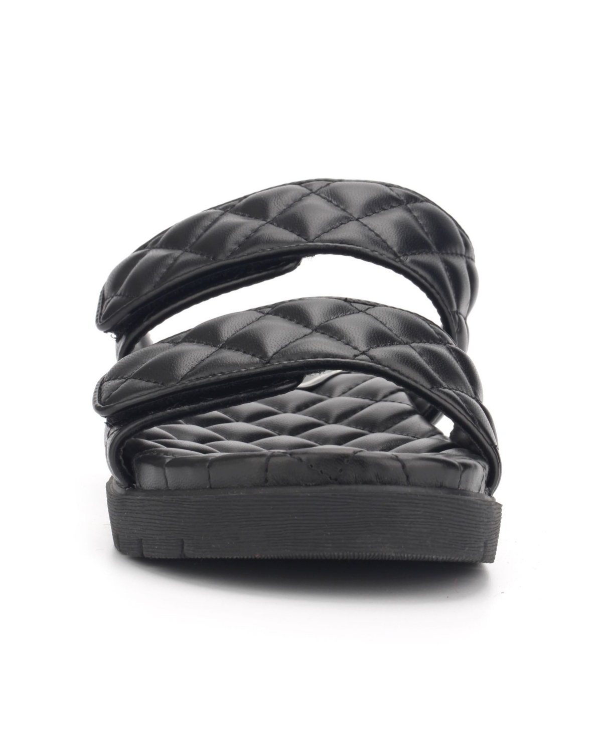 Kenneth Cole New York Women's Reeves Quilted Two Band Flat Sandals