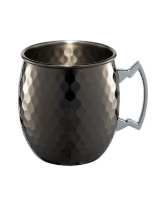 Black Faceted Moscow Mule Mug