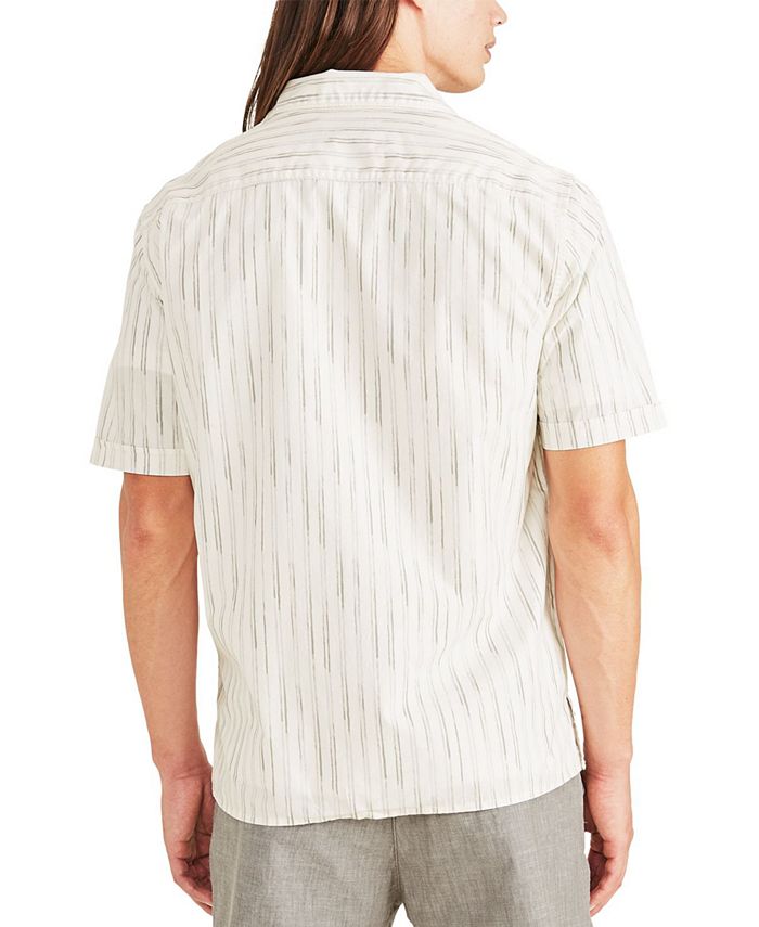 Dockers Men's Patterned Short-Sleeve Camp Shirt & Reviews - Polos - Men ...