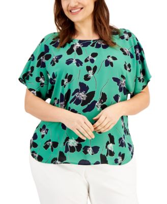 anne klein plus size tops