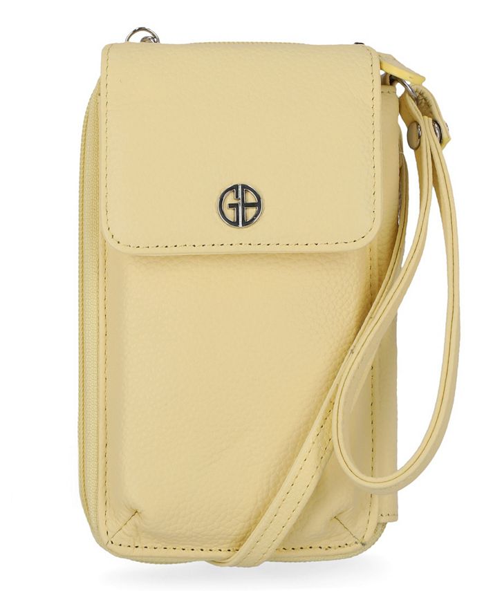Giani Bernini Softy Leather Crossbody Wallet, Created For Macy'S for Women