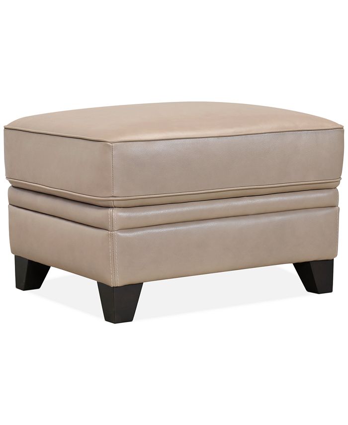 CLOSEOUT Ciarah Leather Ottoman Created for Macy s