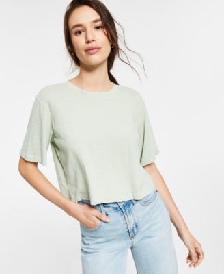 LNA - Yara Cotton Cropped T-Shirt