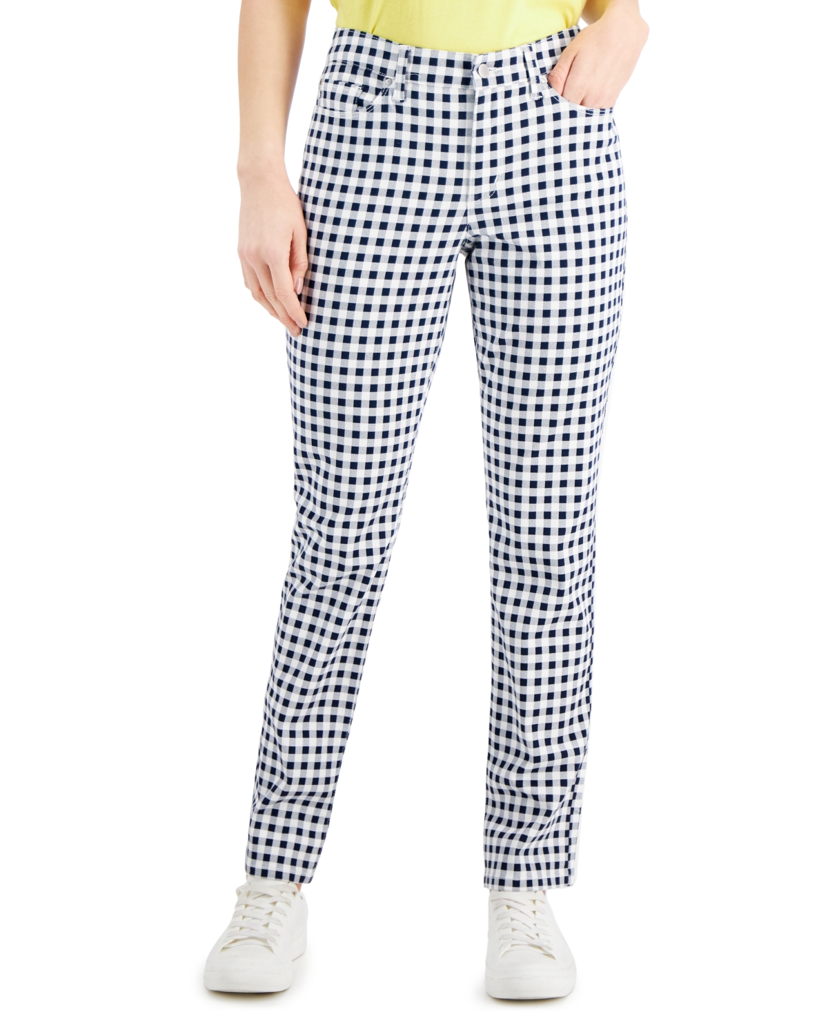  Charter Club Lexington Gingham Jeans, Created for Macy's