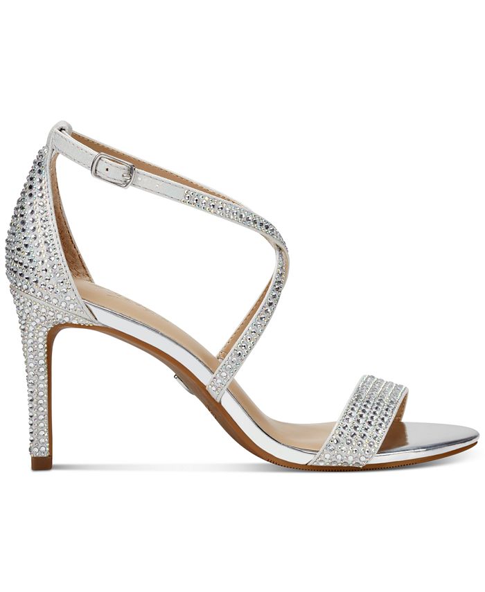 Thalia Sodi Women's Darria Embellished Evening Sandals & Reviews