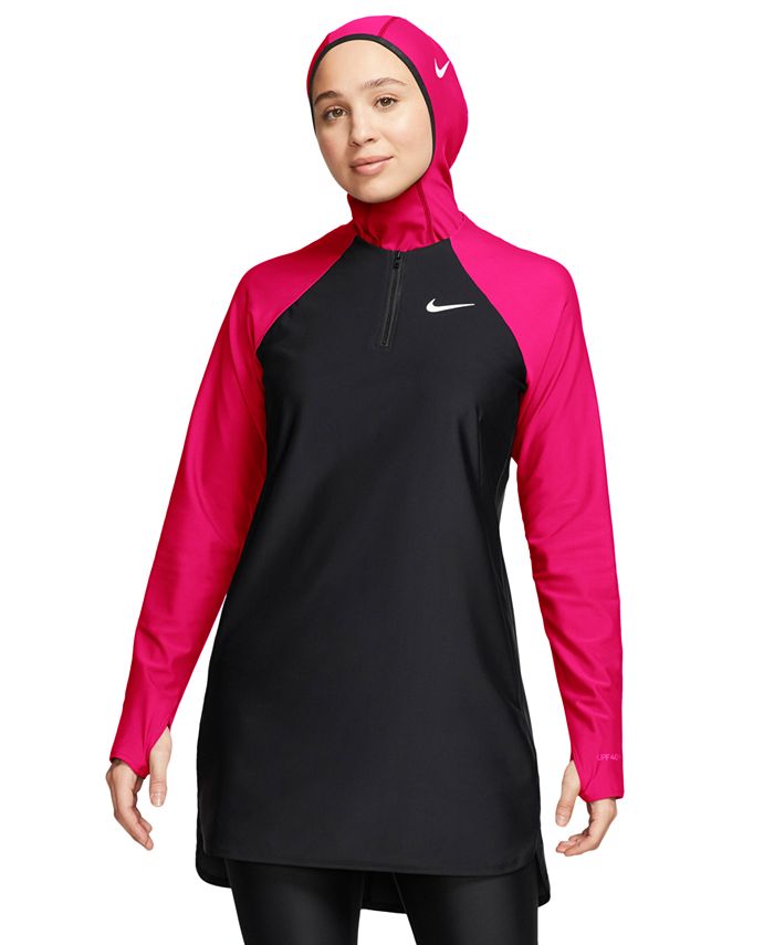 Nike Colorblocked Long-Sleeve Swim Tunic - Macy's