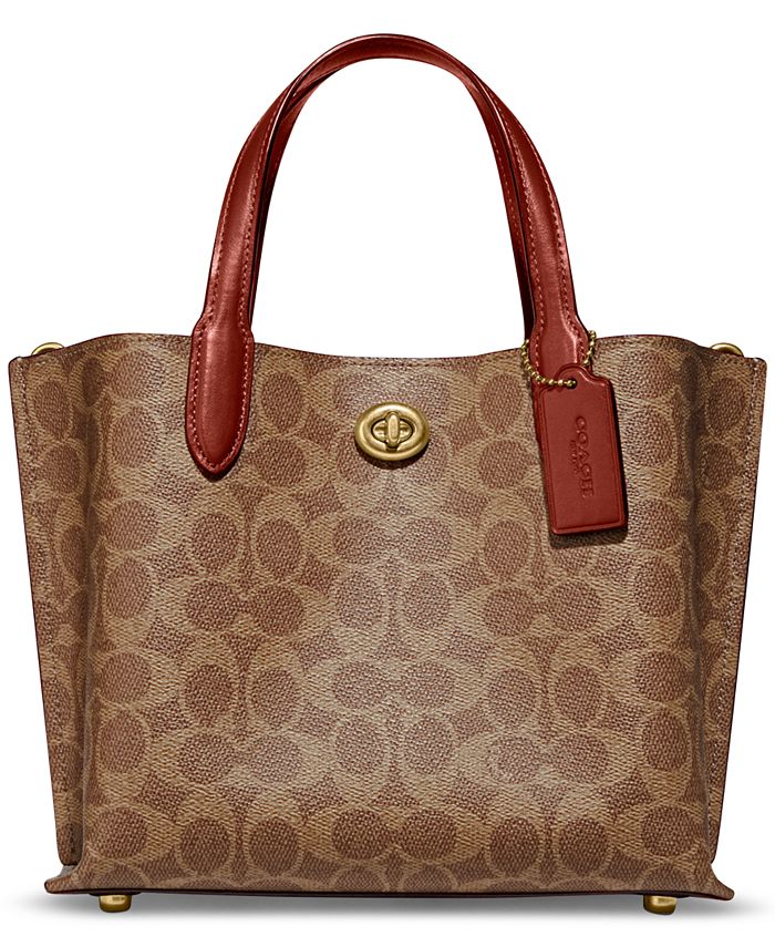 Shop Coach TURNLOCK Street Style Other Animal Patterns Leather PVC