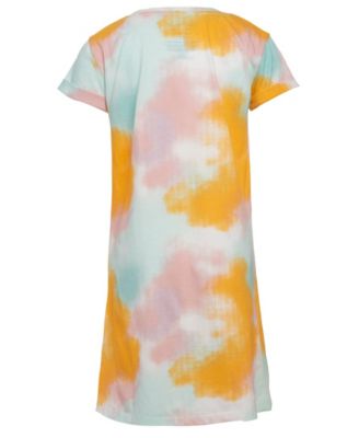 Cloudy Tie Dye T-shirt Dress 