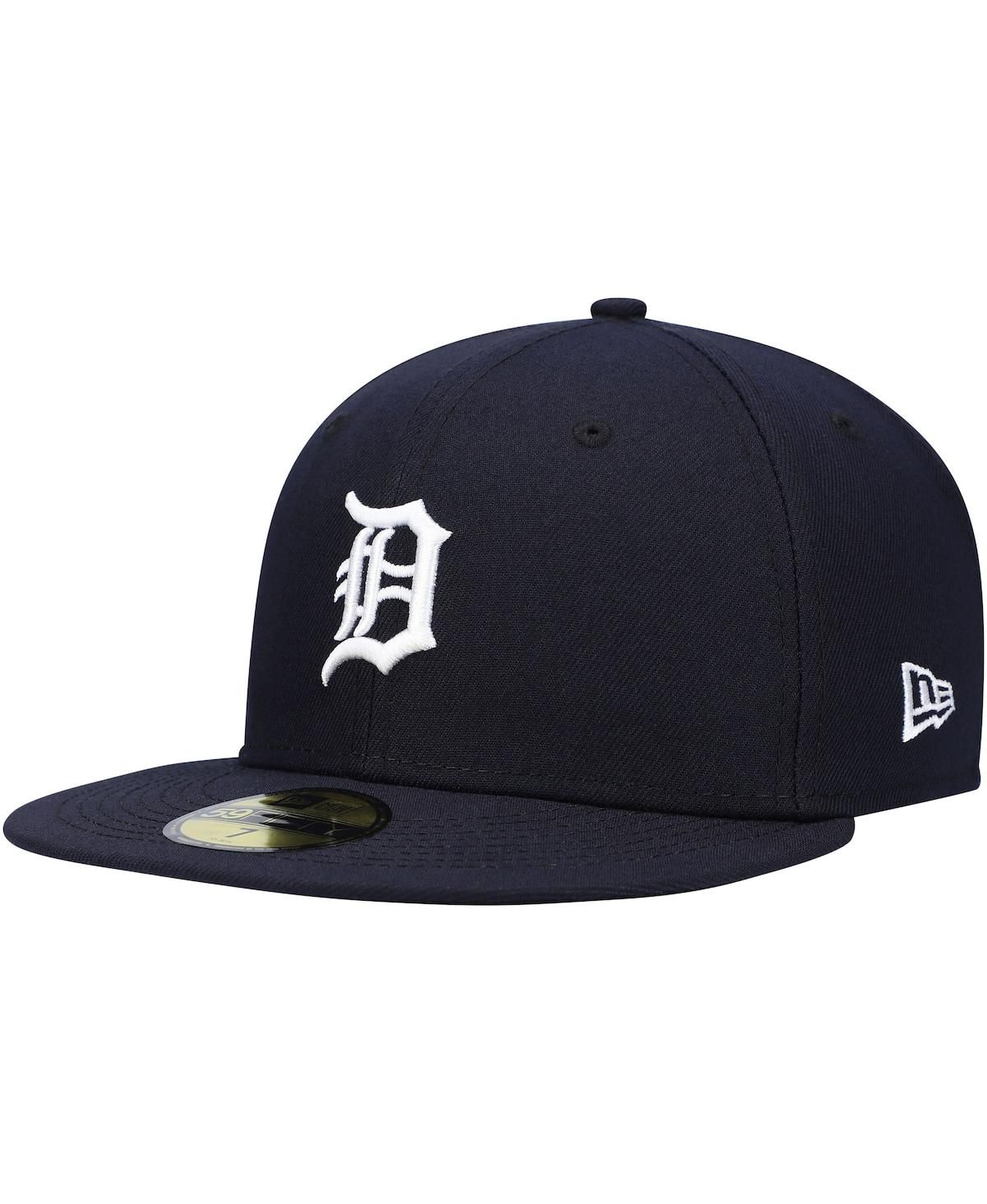 Мужская темно-синяя приталенная шляпа Detroit Tigers Authentic из коллекции On-Field Home 59FIFTY