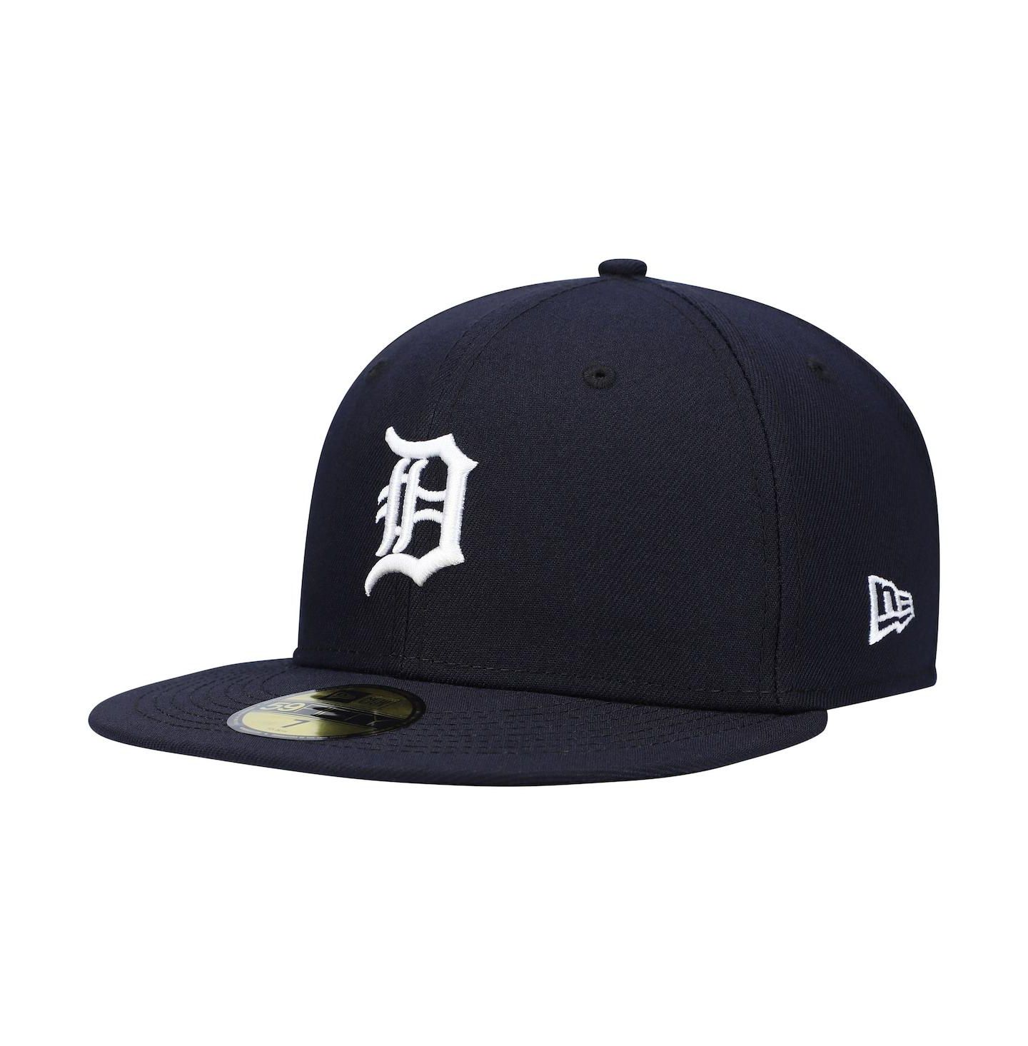 Мужская кепка New Era Navy Detroit Tigers Authentic Collection On-Field Home 59FIFTY Fitted Hat — фото 1