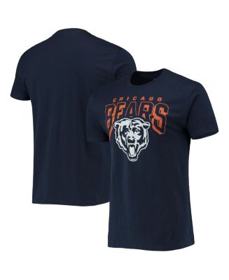 Men's Navy Chicago Bears Bold Logo T-shirt - Macy's