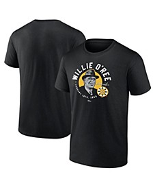 Men's Branded Willie O'Ree Black Boston Bruins Number Retirement T-shirt