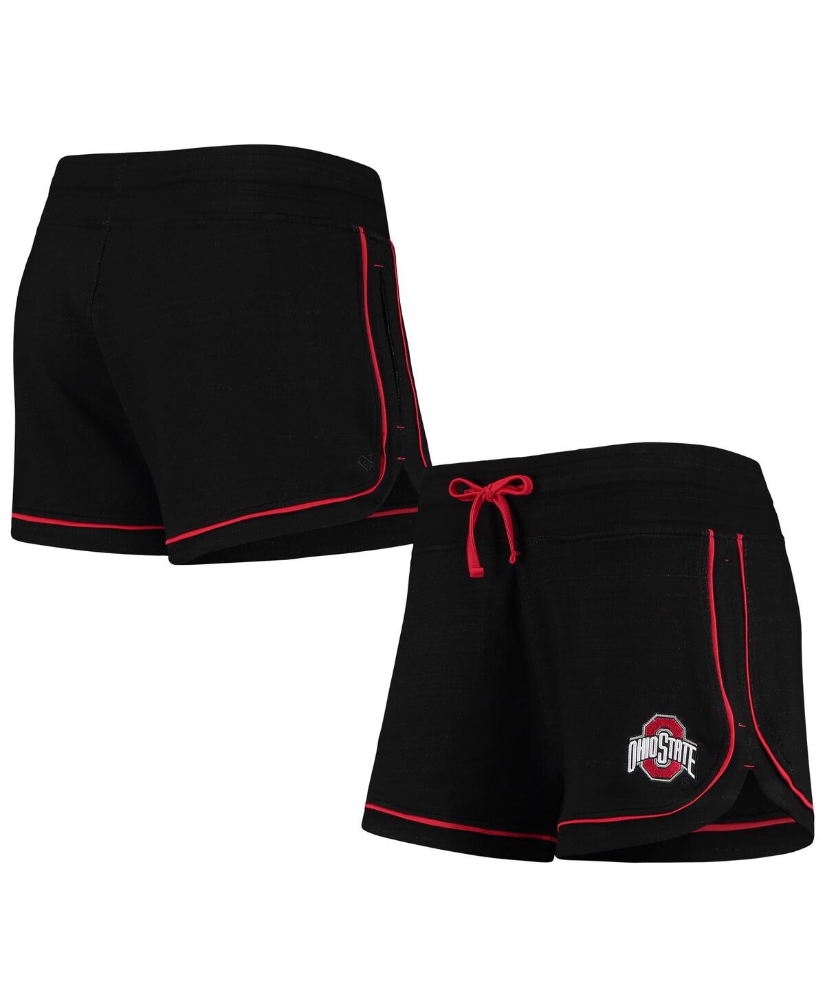 Women'sOhio State Buckeyes Lil Sebastian Shorts - Heathered Black