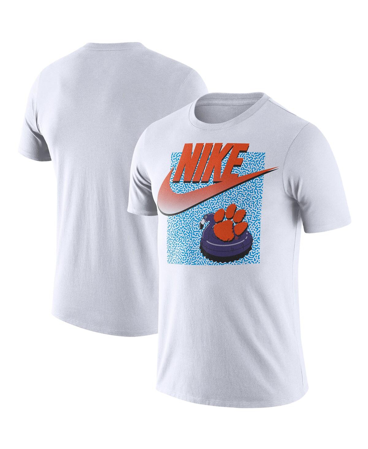 Men's NikeClemson Tigers Swoosh Spring Break T-shirt - White