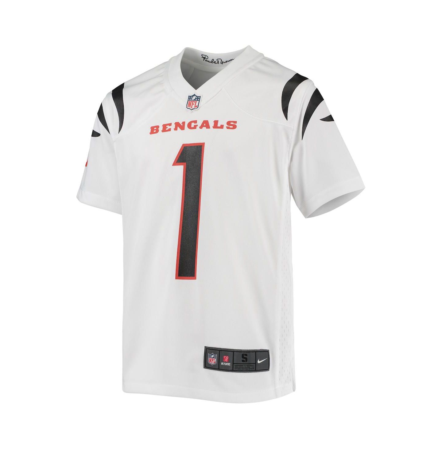 Детская игровая джерси Nike Ja'Marr Chase Cincinnati Bengals, цвет: Чёрный — фото 4
