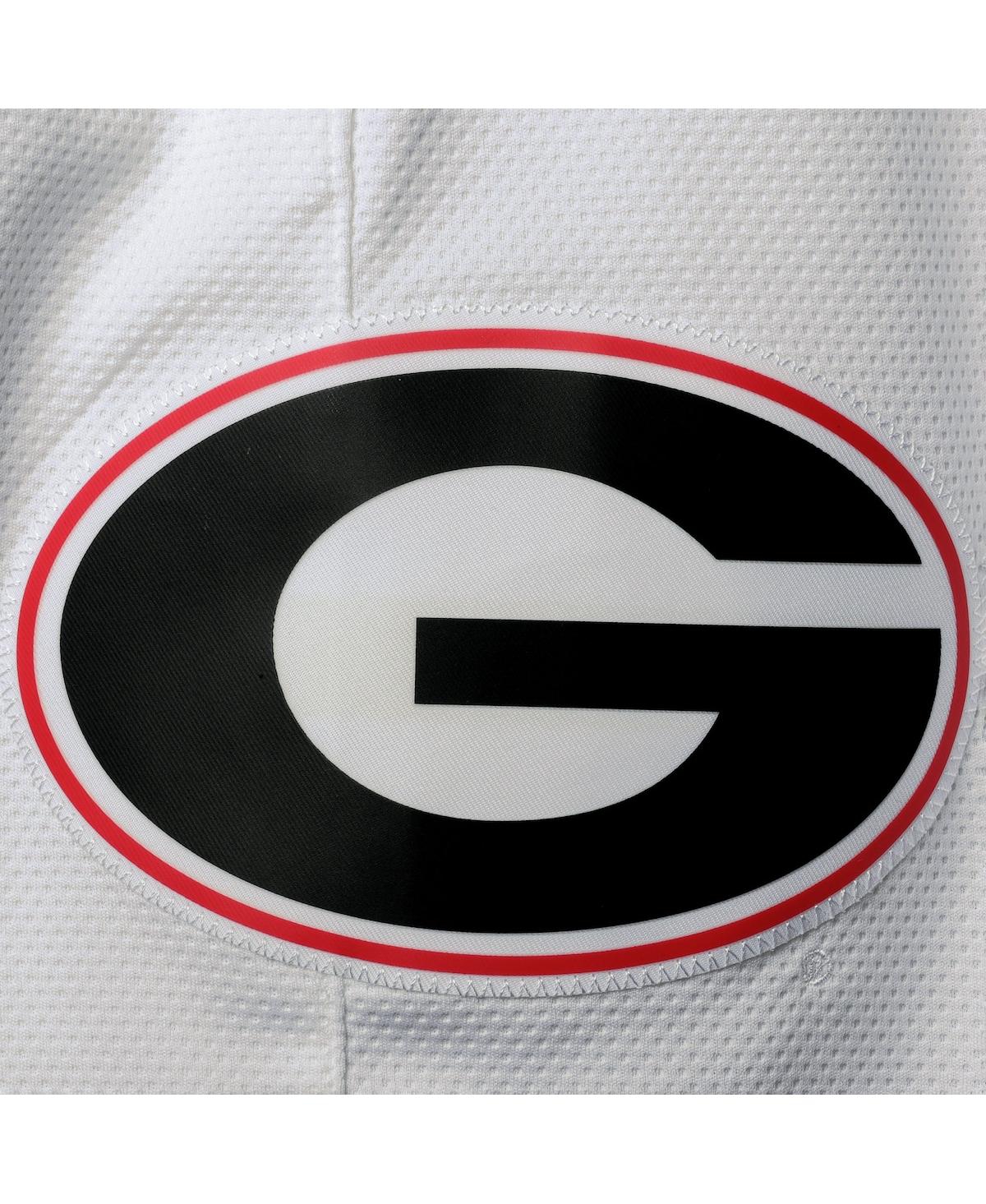 Men's NikeGeorgia Bulldogs Retro Replica Performance Basketball Shorts - White